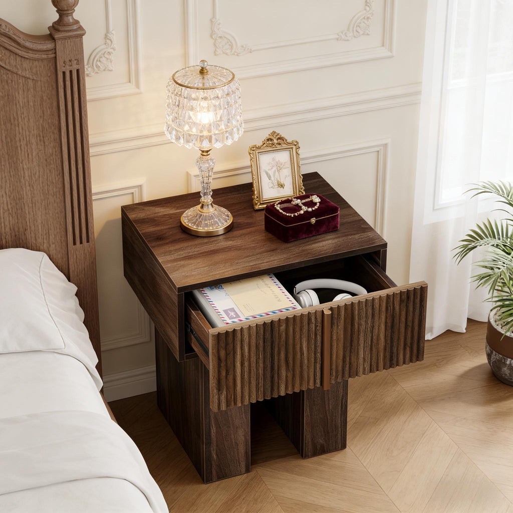 Bedside Table,Storage Nightstand